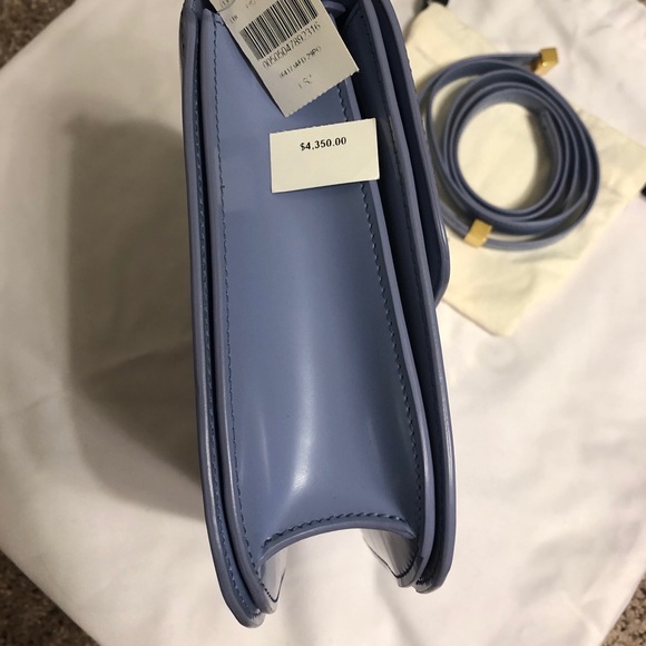 NWT Celine Medium Classic Box Flap Light Blue RARE - Picture 6 of 9